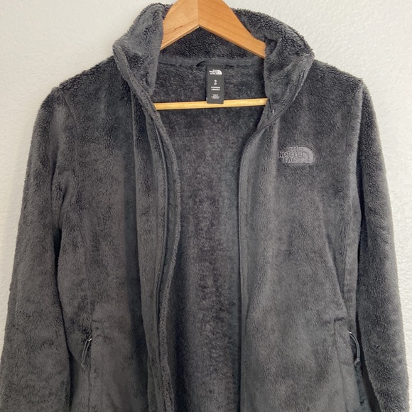 North Face Osito Full Zip Fleece Jacket Gray - Picture 13 of 16